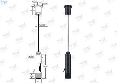 Black Light Hanging Kit / Aquarium Light Suspension Kit 1 Meter Length Wire