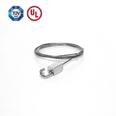 Kualitas tinggi Kunci kawat persegi dengan J Jenis Hook Gripper Kabel Dengan Nickel Plating