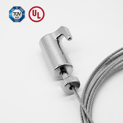 Penangkap Kabel Hook Adjustable Untuk Gambar / Tampilan Karya Seni Dengan Nikel Finish