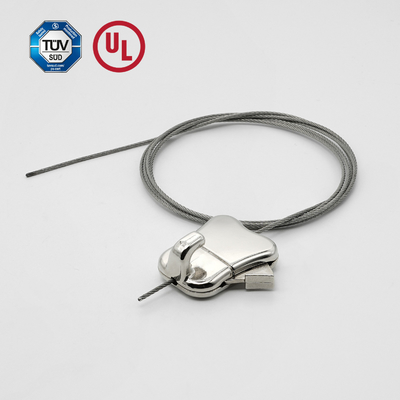 Gripper Kabel Alloy Seng Berkualitas Tinggi Untuk Tampilan Gantung Gambar / Seni