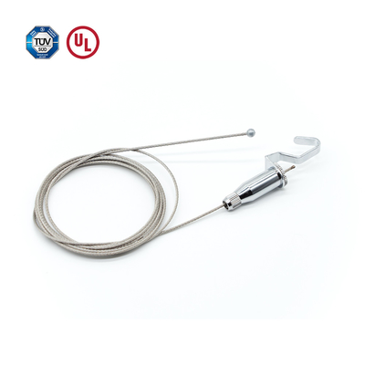 Grosir Kualitas Tinggi Kuningan Kabel Gripper Dengan Hook Adjustable Gripper untuk sistem menggantung gambar