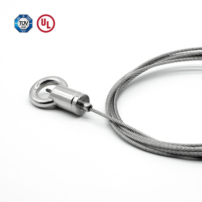 Ringan melingkar berkualitas tinggi pegangan kabel diatur kawat baja kabel pengikat pegangan clamp cincin