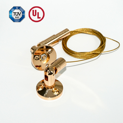 Grosir Kuningan Billboard Display Hanging Kit Dengan Gold Plating Dinding Untuk Dinding Produk Display Hanging System