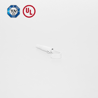 Kualitas tinggi J HOOK kabel Gripper Dengan Cat Putih Cusomized Lighing Aksesoris Dengan Safety Cap