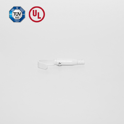 Kualitas tinggi J HOOK kabel Gripper Dengan Cat Putih Cusomized Lighing Aksesoris Dengan Safety Cap