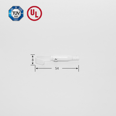 Kualitas tinggi J HOOK kabel Gripper Dengan Cat Putih Cusomized Lighing Aksesoris Dengan Safety Cap