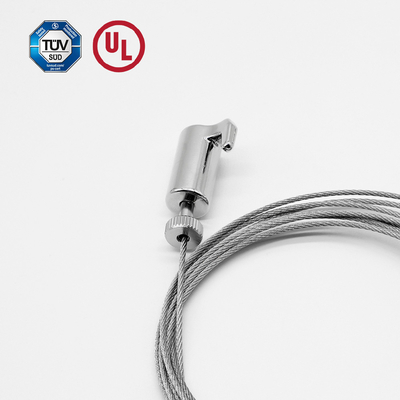Penangkap Kabel Hook Adjustable Untuk Gambar / Tampilan Karya Seni Dengan Nikel Finish