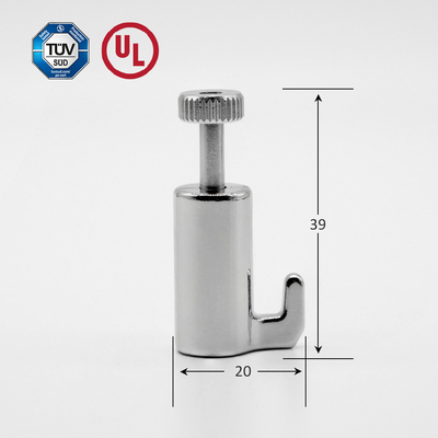 Penangkap Kabel Hook Adjustable Untuk Gambar / Tampilan Karya Seni Dengan Nikel Finish