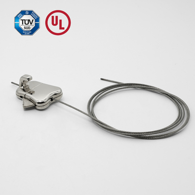 Gripper Kabel Alloy Seng Berkualitas Tinggi Untuk Tampilan Gantung Gambar / Seni