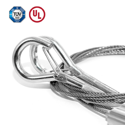 Kabel Keamanan Kualitas Tinggi Untuk High Bay Light Hanging Suspension Kit Of Hanging System