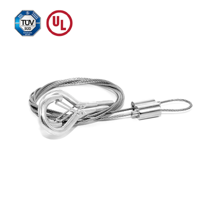Kabel Keamanan Kualitas Tinggi Untuk High Bay Light Hanging Suspension Kit Of Hanging System