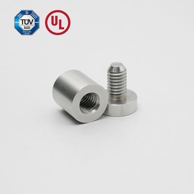 Stainless Steel Sign Standoff Untuk Mendukung Panel Akrilik / Grass Adjustable awet