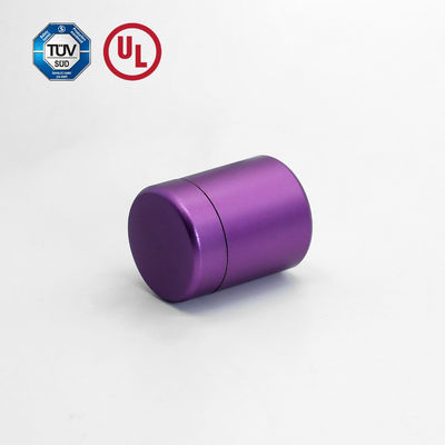 Aluminium Purple Sign Standoff Disesuaikan Untuk Panel Akrilik / Rumput